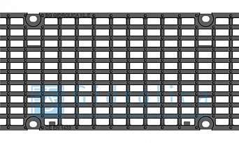 Решётка чугунная ячеистая DN200, 500/247/25, 27/13, кл. E600